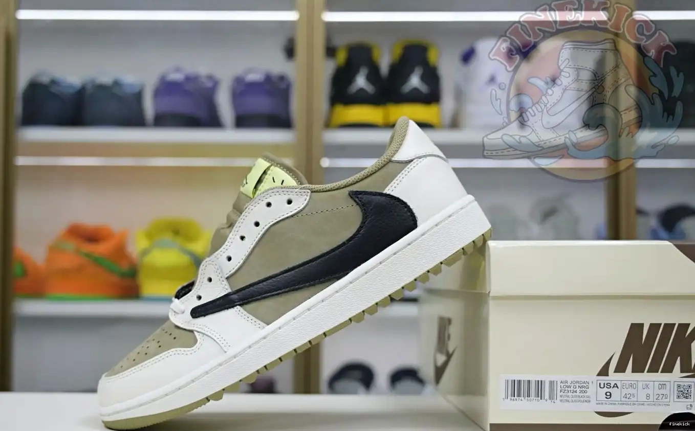 Low  Air 1 Jordan Travis x 6.0 Golf Scott 0618